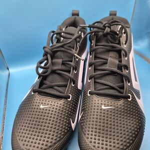 Nike Alpha Menace 4 Varsity Black Football Cleats  Men's Size 15.5